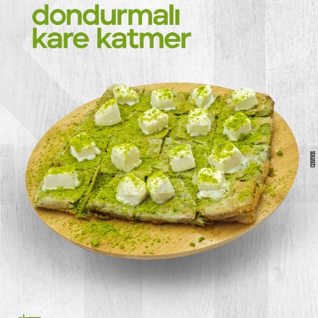 Dondurmalı Kare Katmer ( 2 -3 Kişilik )